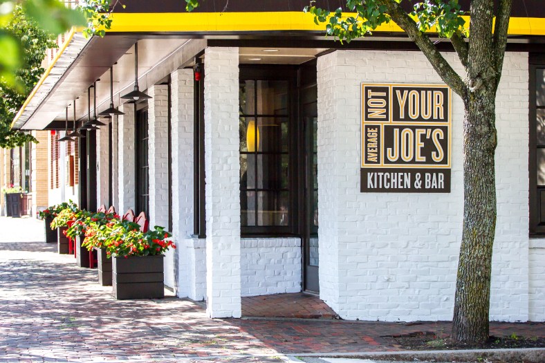 The new look of Not Your Average Joes in Arlington Center. July 5, 2013.