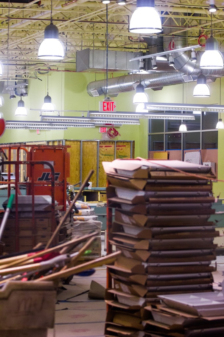 The former Johnnie's Foodmaster in the process of being converted to a Whole Foods market. August 20, 2013.