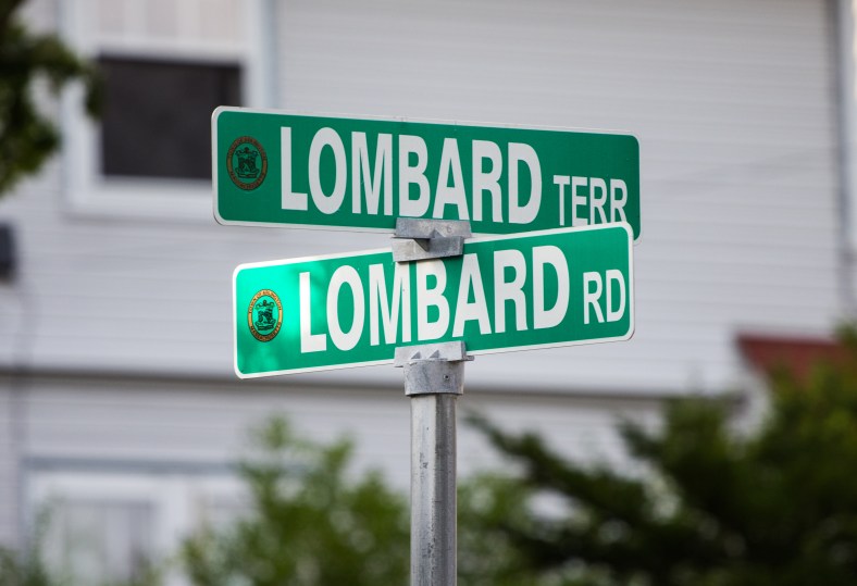 The intersection of Lombard and Lombard. September 12, 2013.