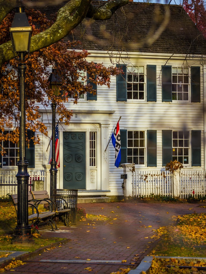 Whittemore park and the Cyrus E. Dallin Museum. November 15, 2013.
