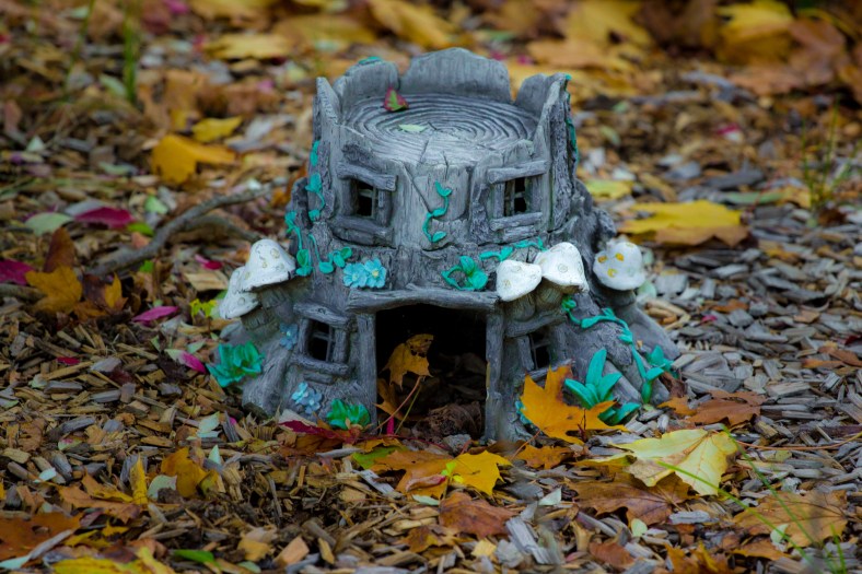 A small lawn decoration outside of a Mountain Avenue home. October 17, 2014.