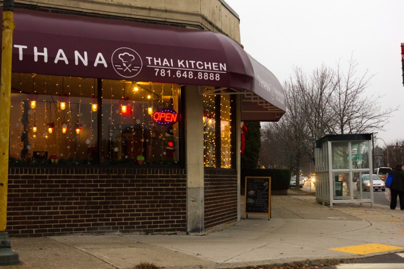 Thank Thai Kitchen on the corner of Massachusetts and Highland Avenues. December 14, 2015
