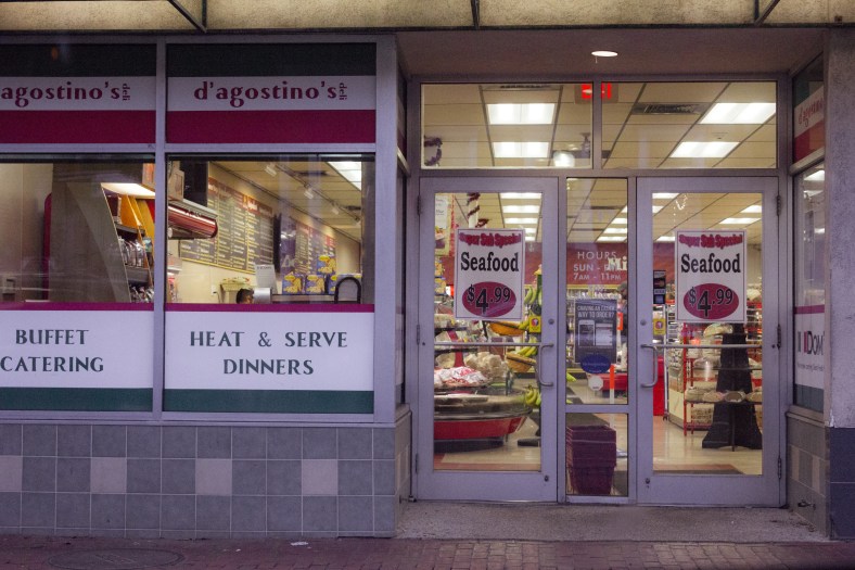 The entrance to D'Agostino's Delicatessen on Massachusetts Avenue in Arlington Heights. December 14, 2015.